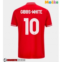 Moške Nogometnih dresov Nottingham Forest Morgan Gibbs-White #10 Domači 2025-26 Kratki rokavi